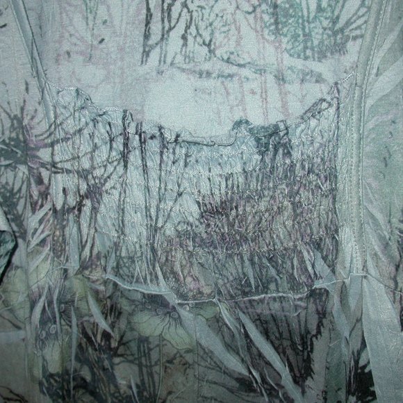 Turquoise Print Summer Tunic - Picture 4 of 7